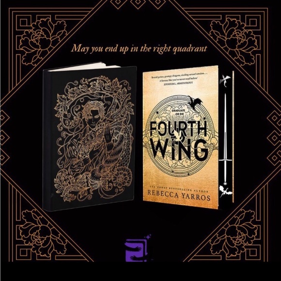 ✨ Fourth Wing Sprayed Edges The Big Book Box Bookish India Special Edition ✨ - Picture 10 of 13